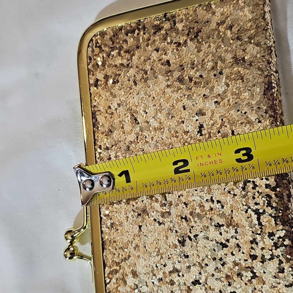 Elegant Vintage Gold Glitter Vintage Wallet - Picture 13 of 14